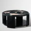 Gaston SUISSE (1896-1988) - Table circulaire à double plateau.